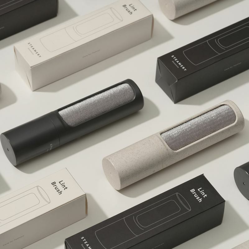 STEAMERY Clothing Brush Lint Brush Dark Grey <br>スチーマリー クロージング ブラシ リントブラシ ダークグレイ <br>SM-0411