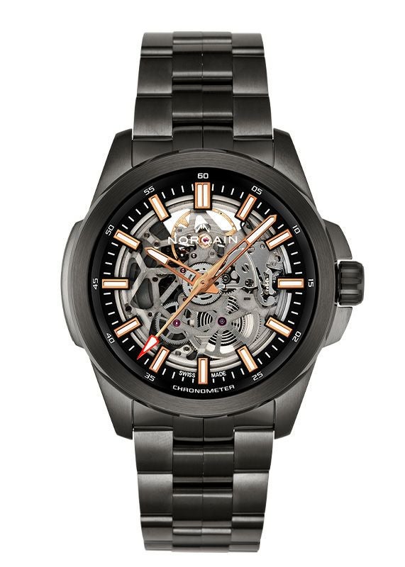 NORQAIN INDEPENDENCE SKELETON DLC 42MM <br>ノルケイン インディペンデンス スケルトン DLC 42mm <br>NB3000B03A/303/102BI