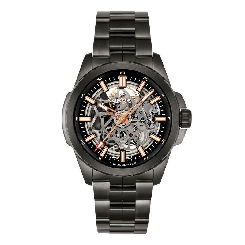 NORQAIN INDEPENDENCE SKELETON DLC 42MM <br>ノルケイン インディペンデンス スケルトン DLC 42mm <br>NB3000B03A/303/102BI