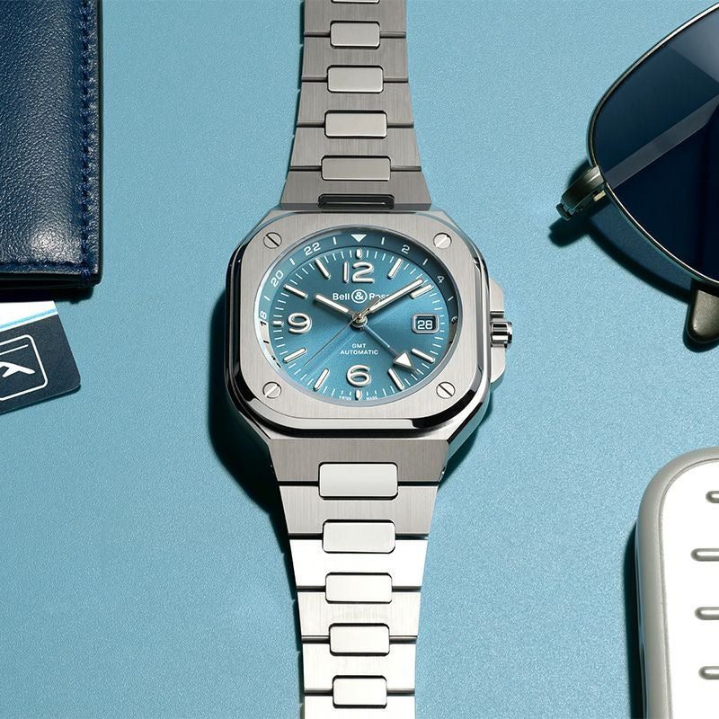 Bell ＆ Ross BR 05 GMT SKY BLUE <br>ベル＆ロス BR 05 GMT スカイブルー <br>BR05G-PB-ST/SST