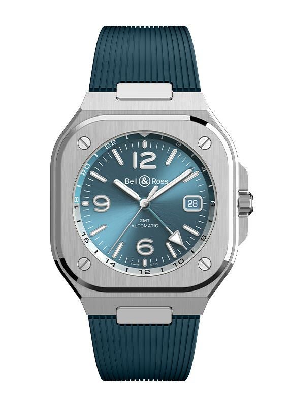 Bell ＆ Ross BR 05 GMT SKY BLUE <br>ベル＆ロス BR 05 GMT スカイブルー <br>BR05G-PB-ST/SRB