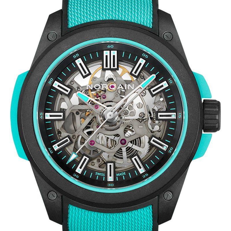 NORQAIN WILD ONE SKELETON 42MM TURQUOISE ノルケイン ワイルドワン