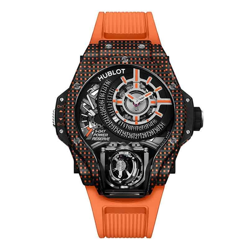 daiki様 純正 HUBLOT オレンジ 迷彩 HUBLOT MP 09 TOURBILLON BI-AXIS 5 DAYS POWER RESERVE ORANGE 3D