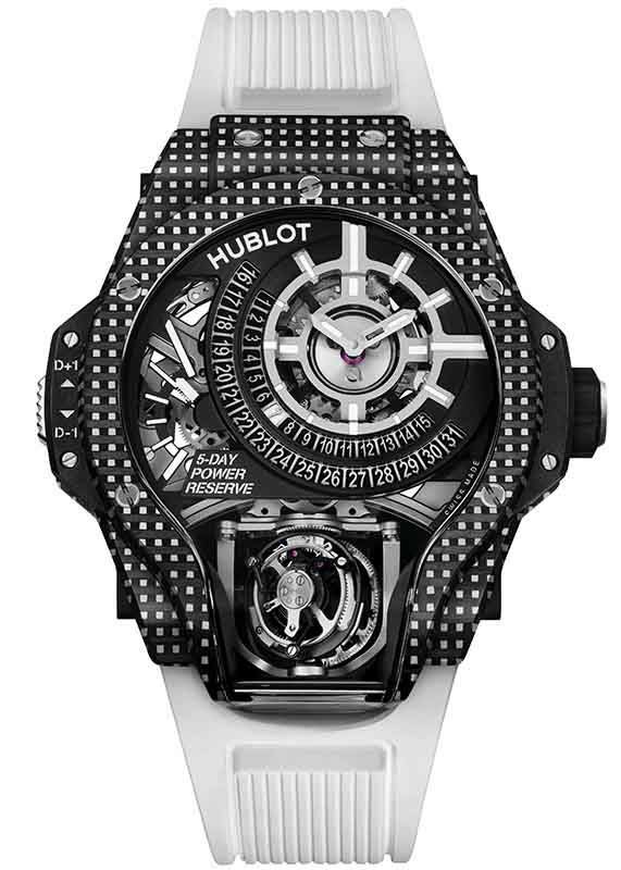 HUBLOT MP 09 TOURBILLON BI-AXIS 5 DAYS POWER RESERVE WHITE 3D