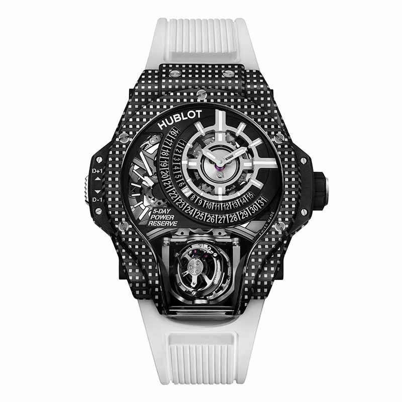 HUBLOT MP 09 TOURBILLON BI-AXIS 5 DAYS POWER RESERVE WHITE 3D