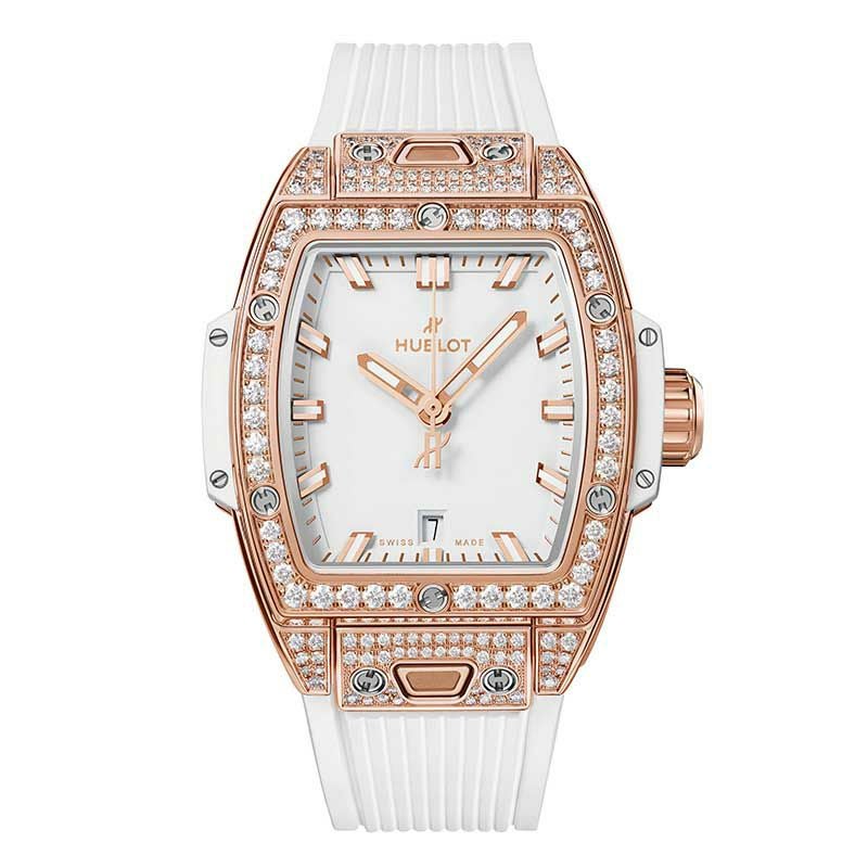 HUBLOT SPIRIT OF BIG BANG KING GOLD WHITE PAV&Eacute; <br>ウブロ スピリット オブ ビッグ・バン キングゴールド ホワイト パヴェ <br>682.OE.2080.RW.1604