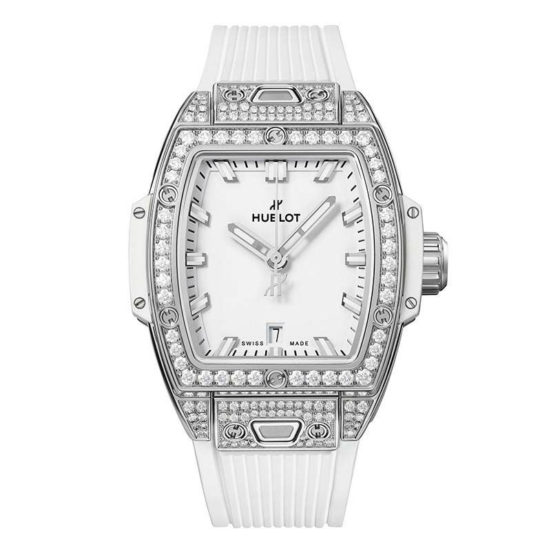 HUBLOT SPIRIT OF BIG BANG STEEL WHITE PAV&Eacute; <br>ウブロ スピリット オブ ビッグ・バン スチール ホワイト パヴェ <br>682.SE.2010.RW.1604