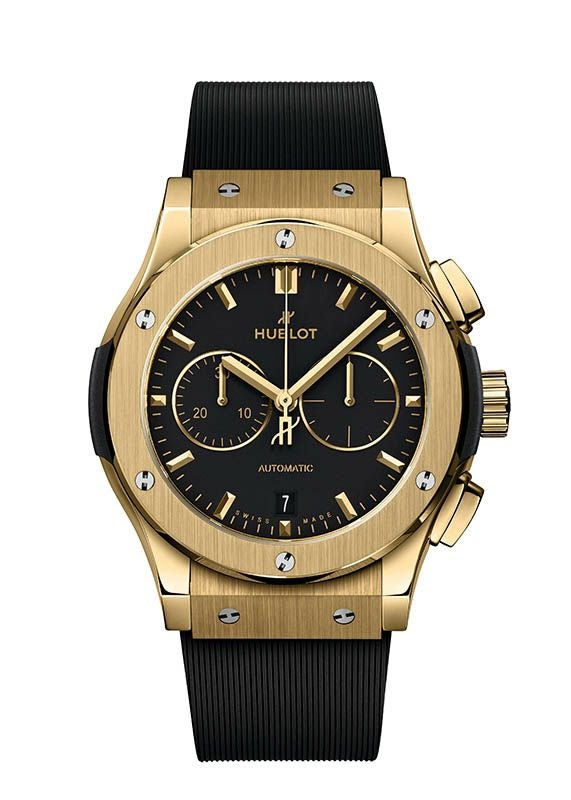 HUBLOT CLASSIC FUSION CHRONOGRAPH YELLOW GOLD ウブロ クラシック