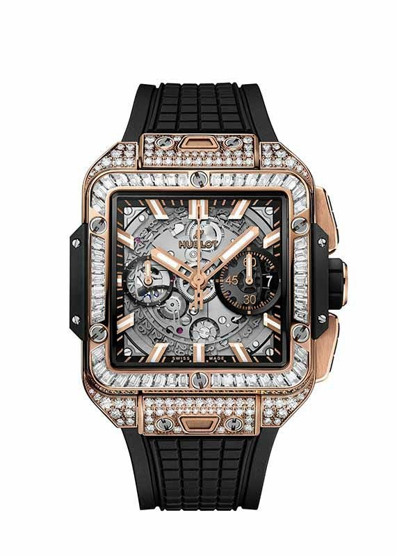 HUBLOT SQUARE BANG UNICO KING GOLD JEWELLERY <br>ウブロ スクエア・バン ウニコ キングゴールド ジュエリー <br>821.OX.0180.RX.0904