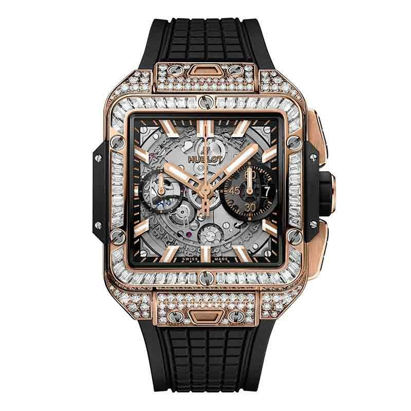 HUBLOT SQUARE BANG UNICO KING GOLD JEWELLERY <br>ウブロ スクエア・バン ウニコ キングゴールド ジュエリー <br>821.OX.0180.RX.0904