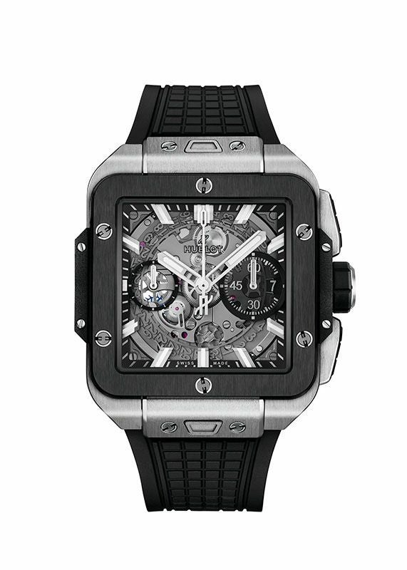 HUBLOT SQUARE BANG UNICO TITANIUM CERAMIC ウブロ スクエア・バン