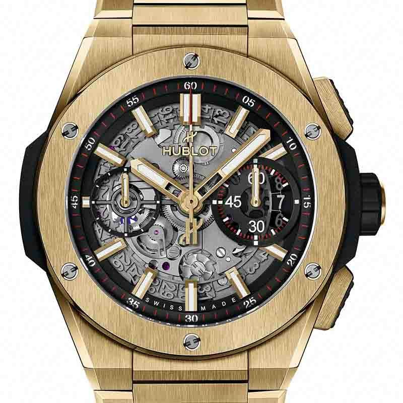 HUBLOT BIG BANG INTEGRATED YELLOW GOLD <br>ウブロ ビッグ・バン インテグレーテッド イエローゴールド <br>451.VX.1130.VX