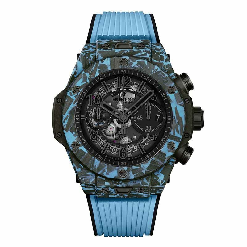HUBLOT BIG BANG UNICO CARBON SKY BLUE <br>ウブロ ビッグ・バン ウニコ カーボン スカイブルー <br>421.QL.1110.RX.JPN