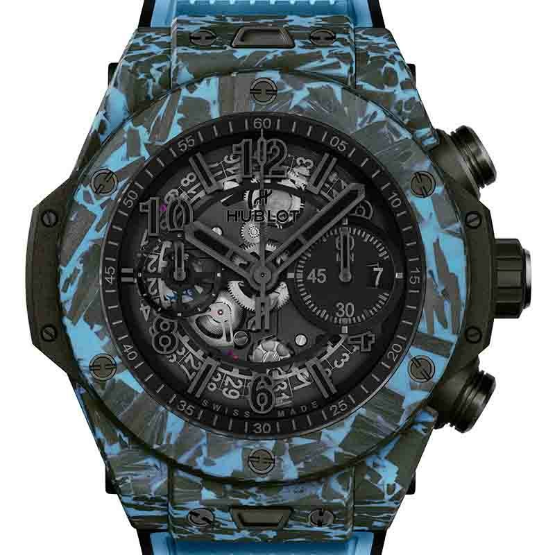 HUBLOT BIG BANG UNICO CARBON SKY BLUE <br>ウブロ ビッグ・バン ウニコ カーボン スカイブルー <br>421.QL.1110.RX.JPN
