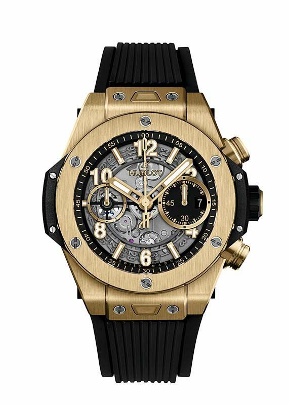 H-STANDARD SOUL PUNK XL ゴールド/ブラック HUBLOT BIG BANG UNICO YELLOW GOLD ウブロ ビッグ・バン ウニコ