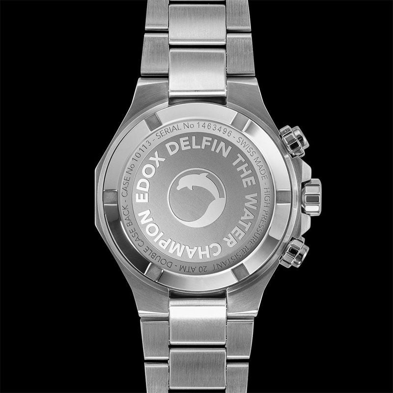 テツエリ EDOX DELFIN THE ORIGINAL CHRONOGRAPH エドックス デルフィン