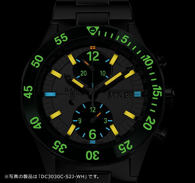 BALL Watch Roadmaster RESCUE CHRONOGRAPH <br>ボール ウォッチ ロードマスター レスキュー クロノグラフ <br>DC3030C-S2J-GR