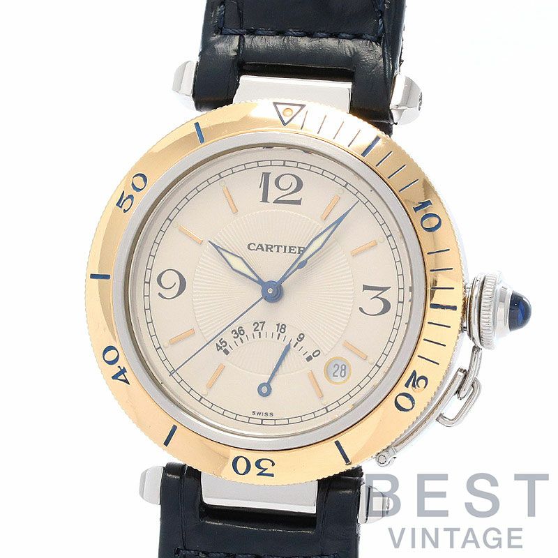 中古】CARTIER PASHA DE CARTIER PLONGEUR POWER RESERVE 38MM
