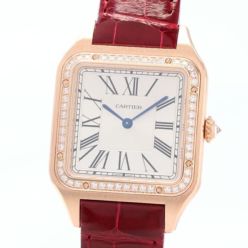 中古】CARTIER SANTOS-DUMONT WATCH LARGE MODEL カルティエ サントス