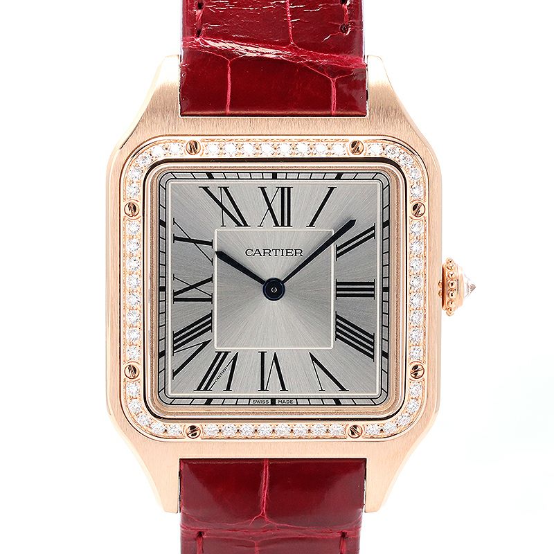 中古】CARTIER SANTOS-DUMONT WATCH LARGE MODEL カルティエ サントス