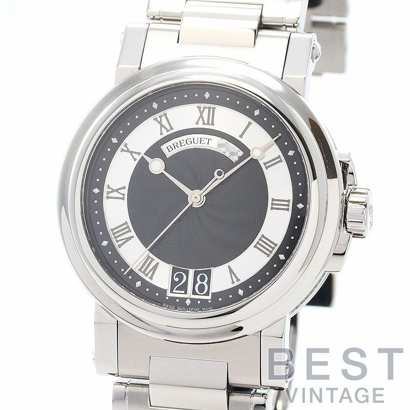 【中古】BREGUET MRINE II LARGE DATE <br>ブレゲ マリーンII ラージデイト <br>5817ST/92/SMO