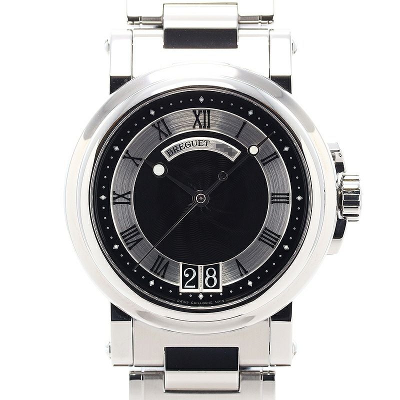 【中古】BREGUET MRINE II LARGE DATE <br>ブレゲ マリーンII ラージデイト <br>5817ST/92/SMO