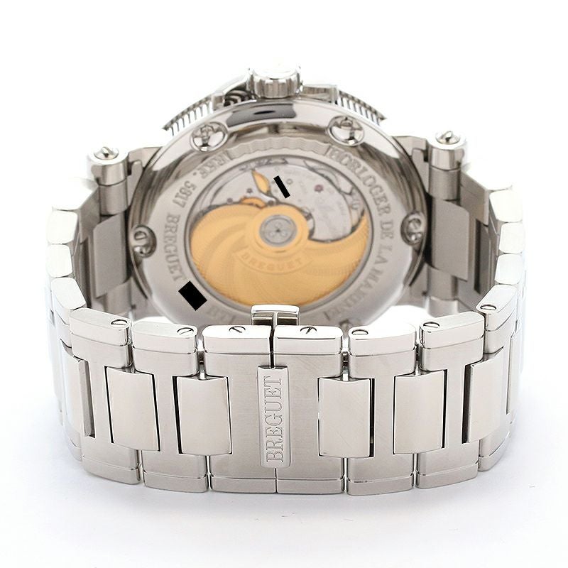 【中古】BREGUET MRINE II LARGE DATE <br>ブレゲ マリーンII ラージデイト <br>5817ST/92/SMO