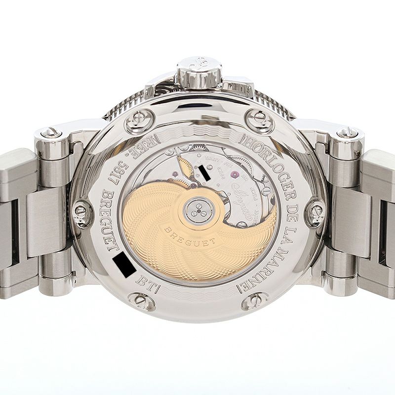 【中古】BREGUET MRINE II LARGE DATE <br>ブレゲ マリーンII ラージデイト <br>5817ST/92/SMO