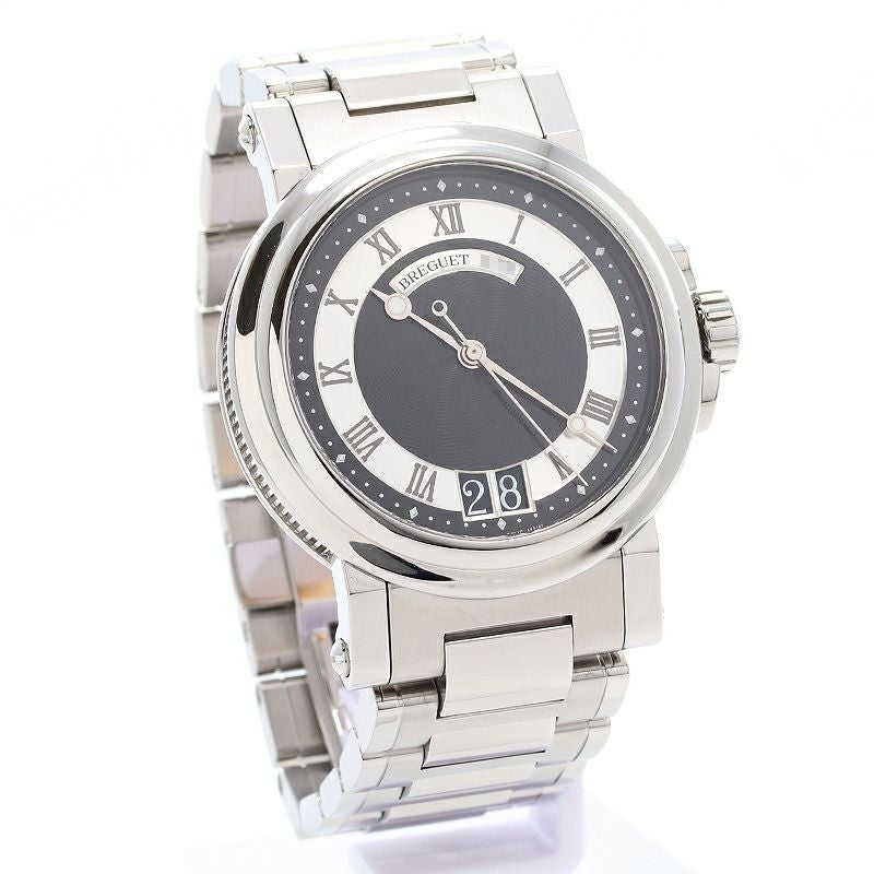 【中古】BREGUET MRINE II LARGE DATE <br>ブレゲ マリーンII ラージデイト <br>5817ST/92/SMO