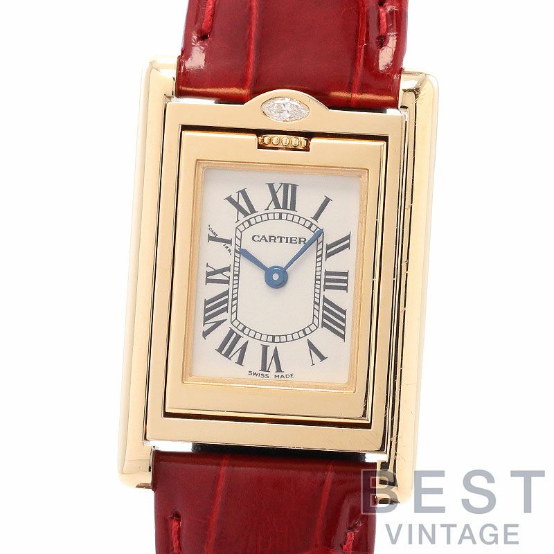 中古】CARTIER TANK BASCULANTE SMALL MODEL カルティエ タンク