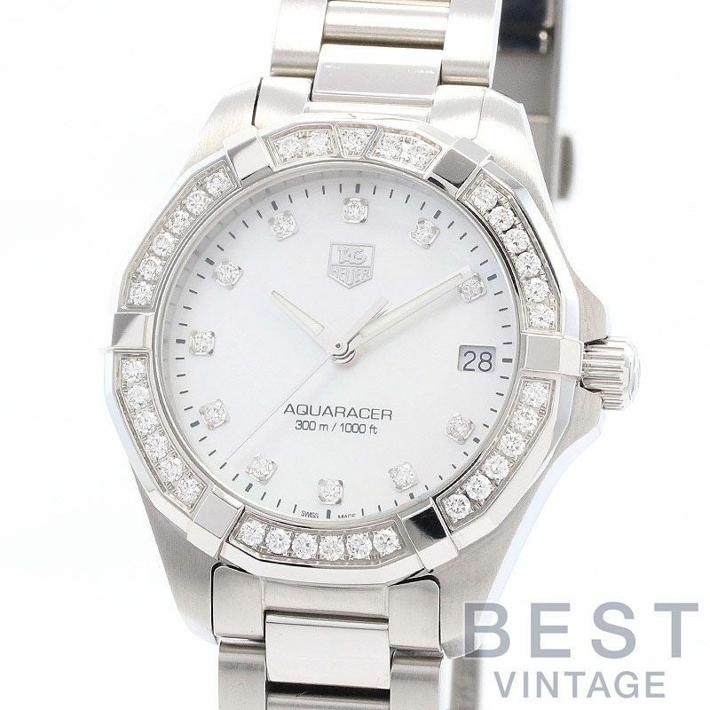 【中古】TAG HEUER AQUARACER LADY <br>タグ・ホイヤー アクアレーサー レディ <br>WAY1314.BA0915