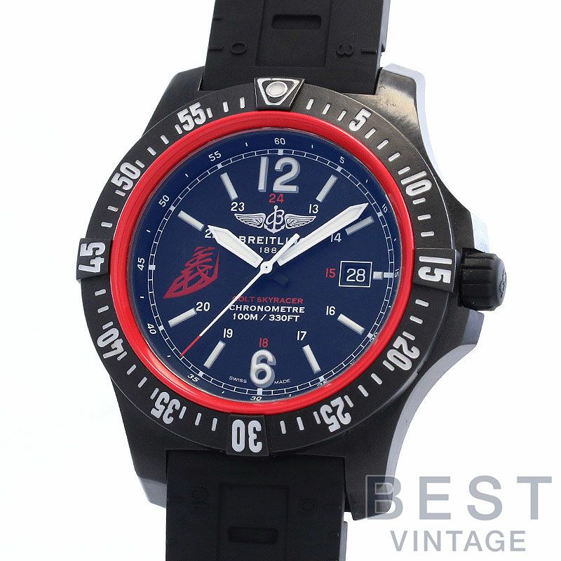 中古】BREITLING COLT SKYRACER TEAM YOSHI MUROYA ブライトリング