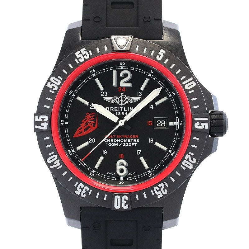 【中古】BREITLING COLT SKYRACER TEAM YOSHI MUROYA <br>ブライトリング コルト スカイレーサー チーム室屋義秀 日本限定150本モデル <br>X74320B9/BG43/293S/X20S.1 (X720B31YPX)