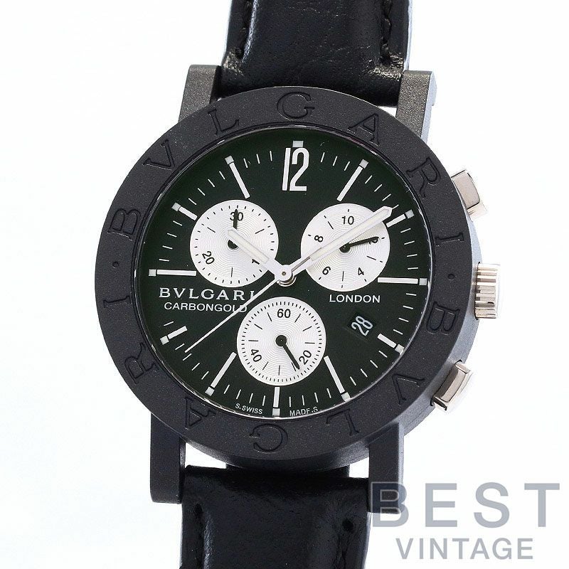 BVLGARI時計 中古】BVLGARI BVLGARI BVLGARI CHRONOGRAPH CARBON GOLD LIMITED TO
