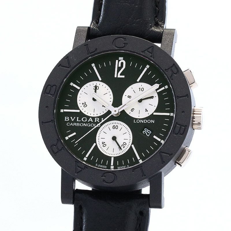 中古】BVLGARI BVLGARI BVLGARI CHRONOGRAPH CARBON GOLD LIMITED TO