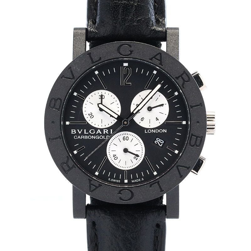 中古】BVLGARI BVLGARI BVLGARI CHRONOGRAPH CARBON GOLD LIMITED TO