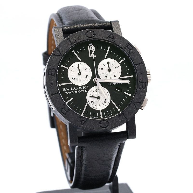 中古】BVLGARI BVLGARI BVLGARI CHRONOGRAPH CARBON GOLD LIMITED TO