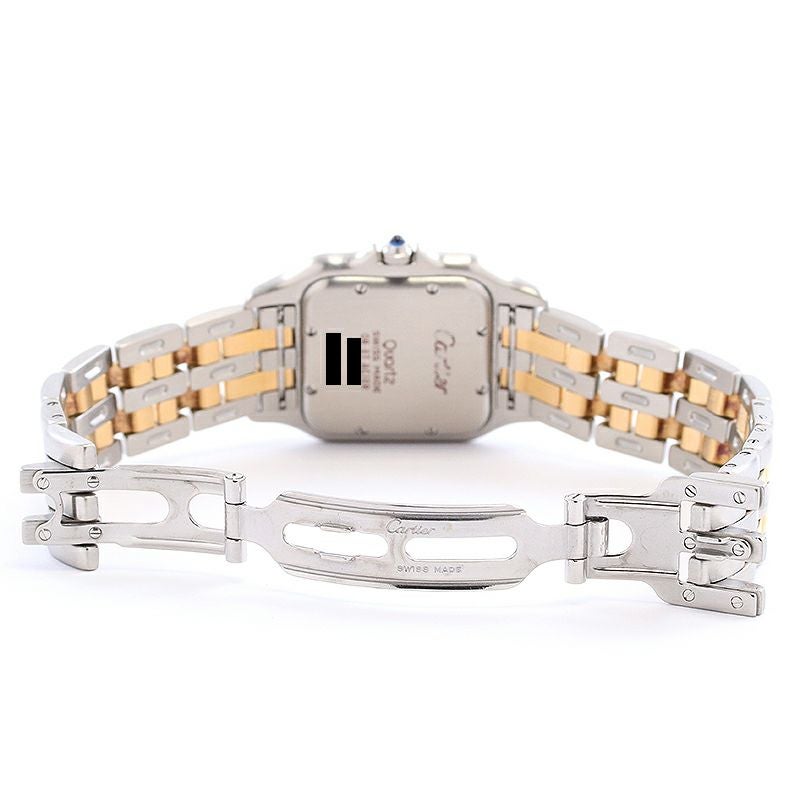 カルティエ Cartier 腕時計 パンテール MM W25028B6 スクエア ホワイト文字盤 ローマンインデックス デイト K18YG SS クオーツアナログ 【OH済み】 【中古】 楽天市場】カルティエ Cartier 腕時計 パンテール MM W25028B6