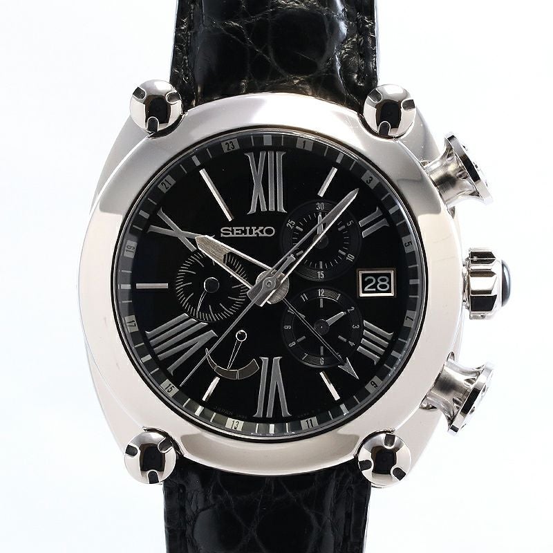 中古】SEIKO GALANTE SPRING DRIVE CHRONOGRAPH GMT セイコー ガランテ