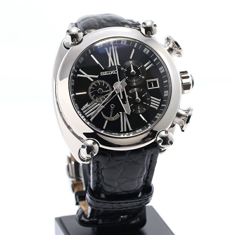 中古】SEIKO GALANTE SPRING DRIVE CHRONOGRAPH GMT セイコー ガランテ