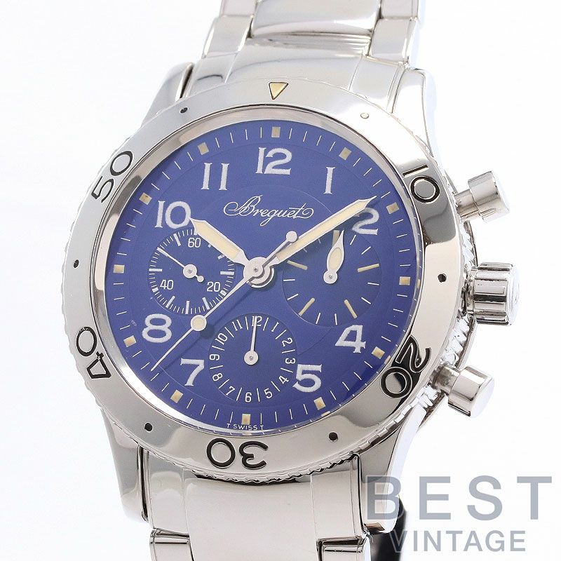 【中古】BREGUET AERONAVALE TYPE XX JAPAN LIMITED OF 1000ブレゲ タイプXX アエロナバル 日本限定1000本ST3807/J2/SW9