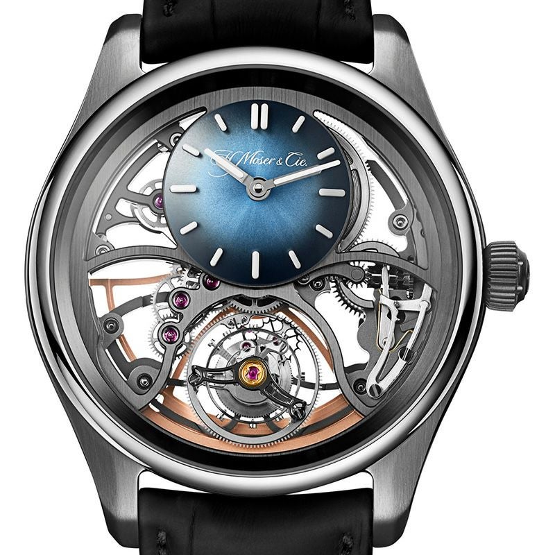 H.Moser ＆ Cie. PIONEER CYLINDRICAL TOURBILLON SKELETON H.モーザー