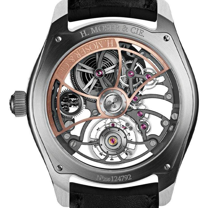 H.Moser ＆ Cie. PIONEER CYLINDRICAL TOURBILLON SKELETON H.モーザー