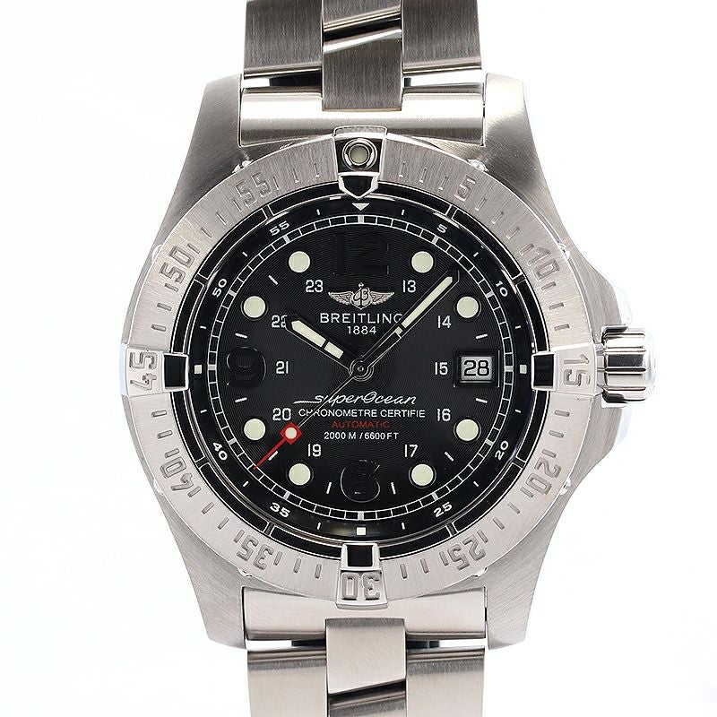 【中古】BREITLING SUPEROCEAN STEELFISH X-PLUSブライトリング スーパーオーシャン スティールフィッシュ X-PLUSA17390 (A179B72PRS)