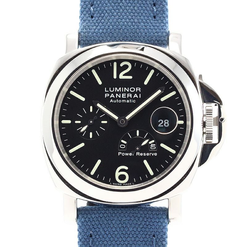 【中古】PANERAI LUMINOR POWER RESERVE AUTOMATIC ACCIAIOオフィチーネ・パネライ ルミノール パワーリザーブ オートマティック アッチャイオPAM00090