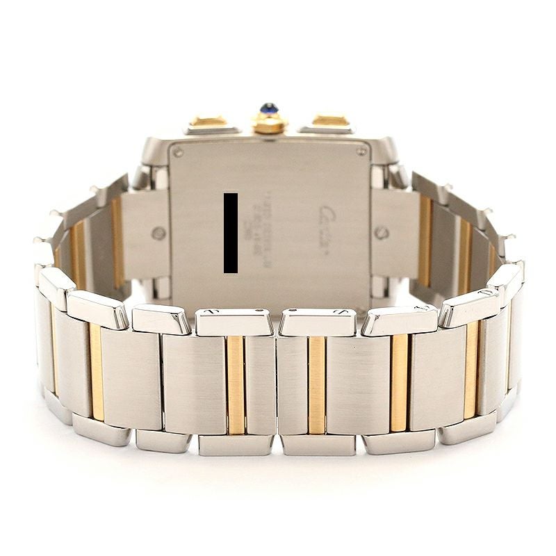 中古】CARTIER TANK FRANCAISE EXTRA-LARGE MODEL CHRONO REFLEX