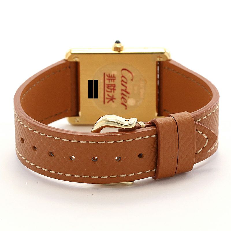中古】CARTIER MUST TANK LARGE MODEL VERMEIL カルティエ マスト