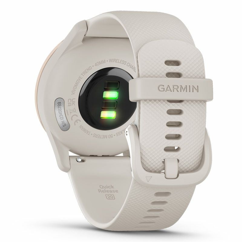 GARMIN vivomove Trend Ivory / Peach Gold ガーミン ヴィヴォムーヴ