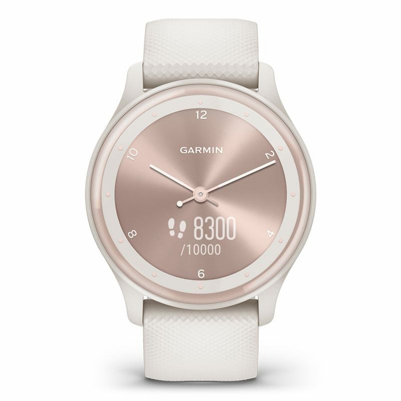 GARMIN vivomove Sport Peach Gold / Ivory ガーミン ヴィヴォムーブ