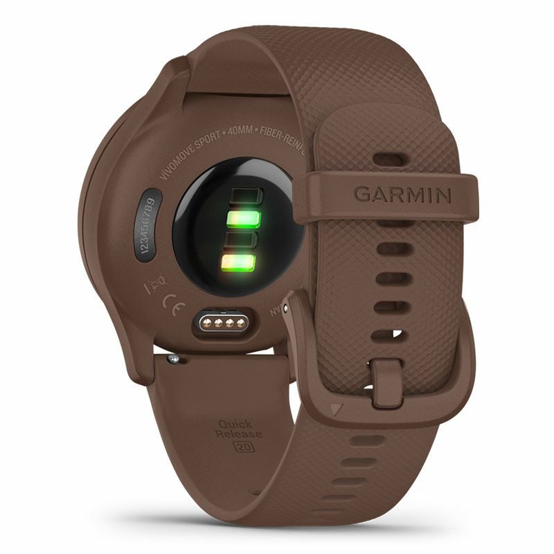 GARMIN vivomove Sport Peach Gold / Cocoa ガーミン ヴィヴォムーブ